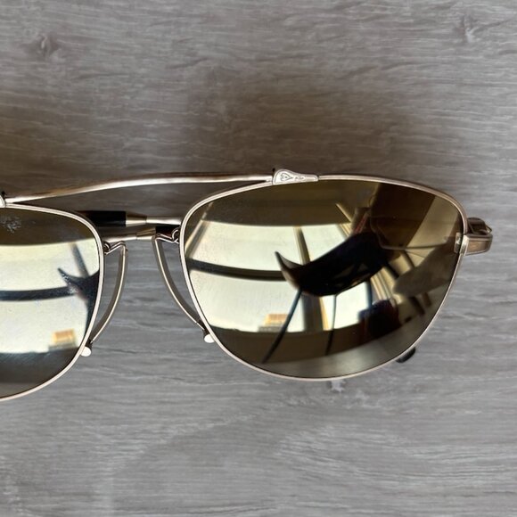Matsuda Gold Aviator Sunglasses - Picture 13 of 14